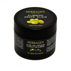 Herbagen crème corps anti-cellulite Elixir de vignes 99% naturel 200 gr