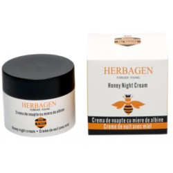 Herbagen crème de nuit à base de miel bio 50 gr